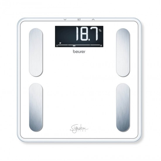 BEURER BF 400 SignatureLine White diagnostic bathroom scale BEURER BF 400 SignatureLine White diagnostic bathroom scale