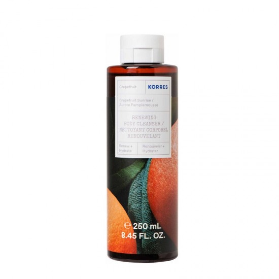 KORRES Grapefruit Sunrise Renewing Body Cleanser Αφρόλουτρο Με Τονωτικό Άρωμα Γκρέιπφρουτ 250ml  