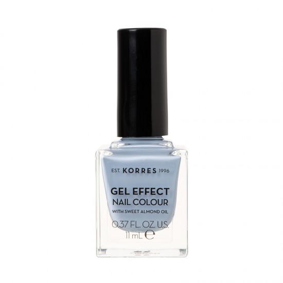 Лак для ногтей, KORRES Gel Effect Nail Colour 38 Salt Water 11ml