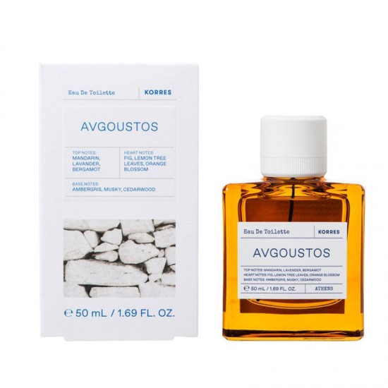 KORRES AVGOUSTOS Eau De Toilette Ανδρικό Άρωμα 50ml