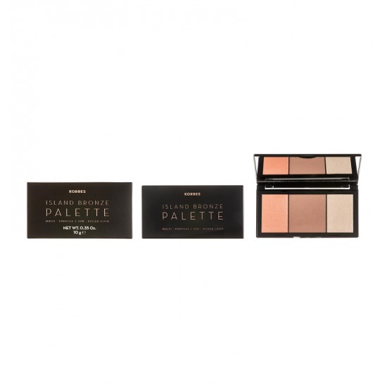 KORRES Island Bronze Palette Sun-Kissed Look Sunset Peach 10g KORRES Island Bronze Palette Sun-Kissed Look Sunset Peach 10g