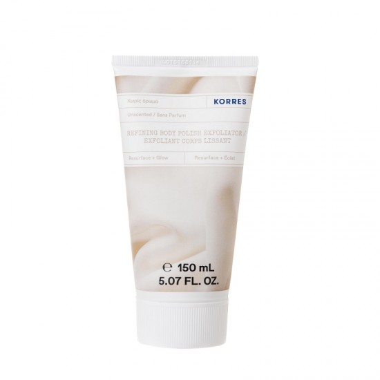 KORRES Unscented Exfoliating Body Lotion for Rejuvenation 150ml