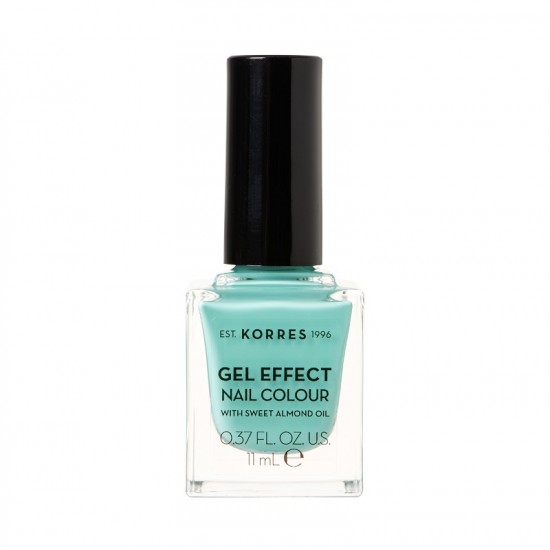 KORRES Nail Polish Gel Effect 98 Water Turquoise 11ml KORRES Nail Polish Gel Effect 98 Water Turquoise 11ml