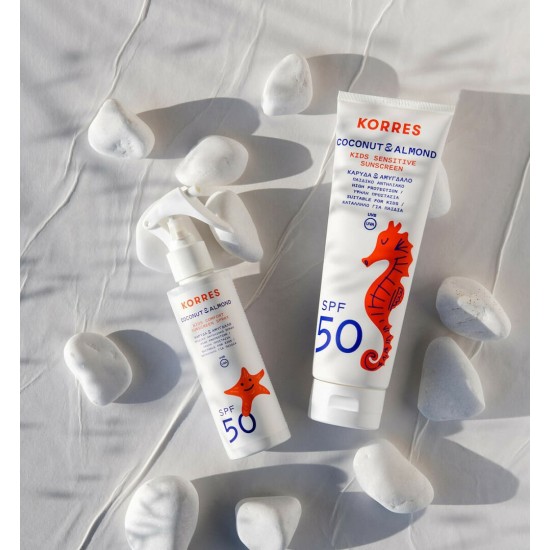 KORRES Childrens Sunscreen Spray Coconut-Almond SPF50 150 ml KORRES Children's Sunscreen Spray Coconut-Almond SPF50 150 ml