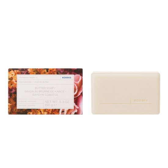 KORRES Soap with butter and sea lavender 150g KORRES Soap with butter and sea lavender 150g