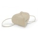 FFP2 protective face mask gentle care – Ecru 1 pc. FFP2 protective face mask gentle care – Ecru 1 pc.