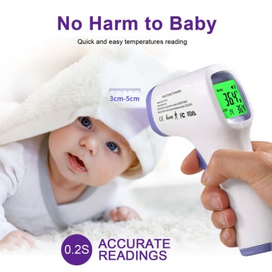 Infrared forehead thermometer SSA Electronic HG01