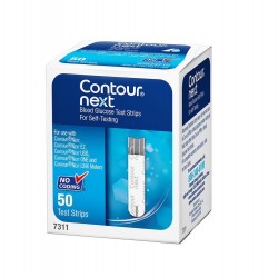 Teste Glicemie Bayer Contur Next Blood Glucose Test Strips 50 buc