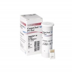 Roche CoaguChek XS PT INR Prothrombin Warfarin test strips 24 pieces