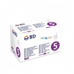 BD Microfine ThinWall Needles 31G 0.25 x 5mm 100 pieces BD Microfine ThinWall Needles 31G 0.25 x 5mm 100 pieces