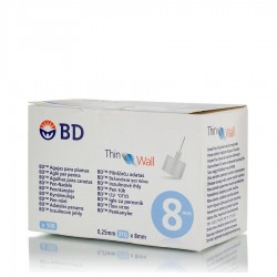 BD Microfine ThinWall Needles 31G 0.25 x 8mm 100 pieces BD Microfine ThinWall Needles 31G 0.25 x 8mm 100 pieces