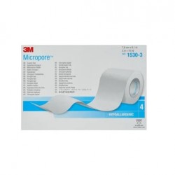 3M Micropore Surgical Tape REF15030-3 7.6cm x 9.1m 1 piece 3M Micropore Surgical Tape REF15030-3 7.6cm x 9.1m 1 piece