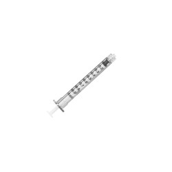 Sterile disposable syringe BD Plastipak Luer-Lok™ with tip 1mL BD 309628 100 pieces