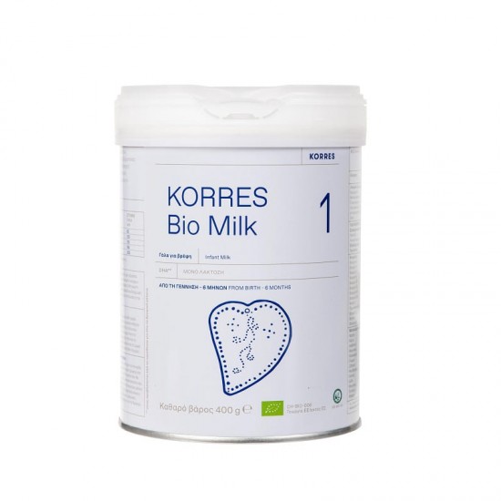KORRES BIO MILK Organic Cow's Milk for Infants 1 (0-6 months) KORRES BIO MILK Organic Cow's Milk for Infants 1 (0-6 months)