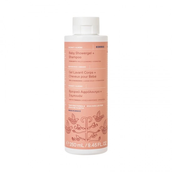 KORRES Baby Shower Gel + Σαμπουάν 250ml KORRES Baby Shower Gel + Σαμπουάν 250ml