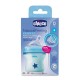 Biberon CHICCO Natural Feeling, plastic, bleu, 150ml, t.s. inclinata, 0luni+, flux normal, 0%BPA (80811-21)