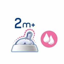 CHICCO Silicone Plastic Bottle Natural Feeling Blue 2m+ (80825-21) 250ml CHICCO Silicone Plastic Bottle Natural Feeling Blue 2m+ (80825-21) 250ml