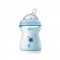 CHICCO Silicone Plastic Bottle Natural Feeling Blue 2m+ (80825-21) 250ml