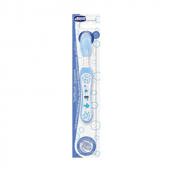 CHICCO Toothbrush Blue 6 months+