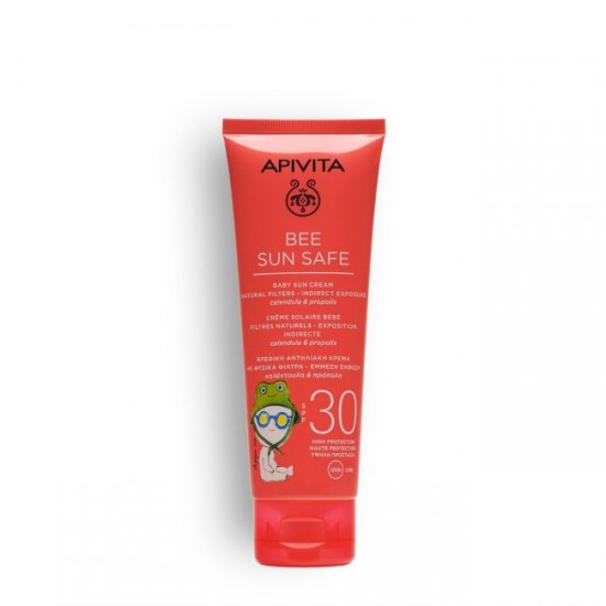 APIVITA Bee Sun Safe Βρεφική Αντηλιακή Κρέμα SPF30 100ml