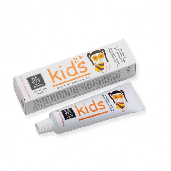 APIVITA Natural Dental Care KIDS 2+ Childrens Toothpaste with Pomegranate & Propolis 50ml APIVITA Natural Dental Care KIDS 2+ Children's Toothpaste with Pomegranate & Propolis 50ml