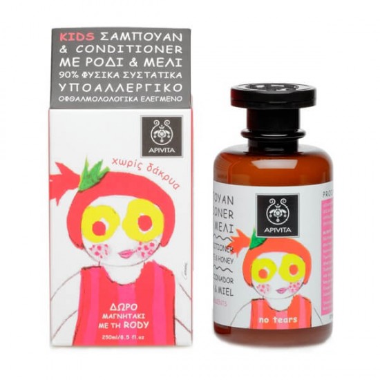 APIVITA Kids Shampoo & Conditioner with Pomegranate & Honey 250ml APIVITA Kids Shampoo & Conditioner with Pomegranate & Honey 250ml