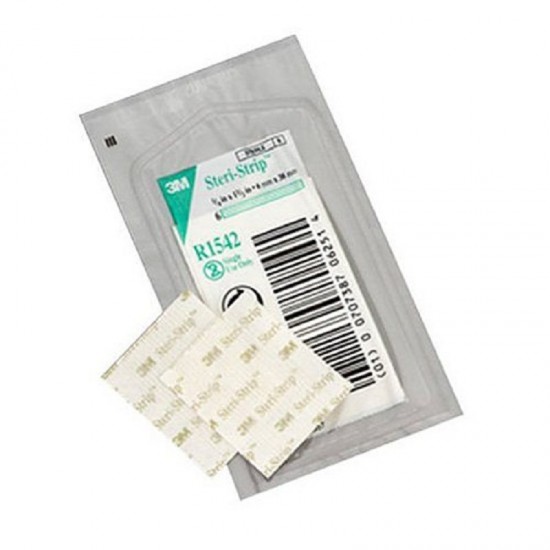 3M Steri Strip Reinforced Skin Closures R1542 6mm x 38mm 6 pieces 3M Steri Strip Reinforced Skin Closures R1542 6mm x 38mm 6 pieces