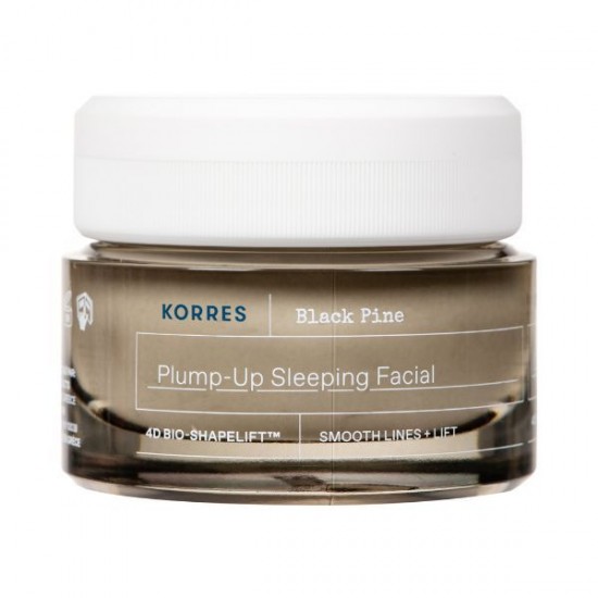 Korres Black Pine Overnight Total Revival Plump-Up Sleeping Facial 40 ml + Gift