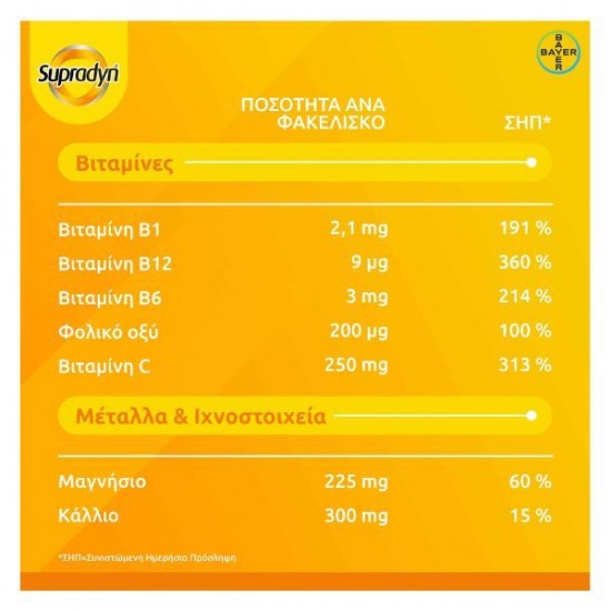 Supradyn Active Energy + Electrolytes 24 sachets