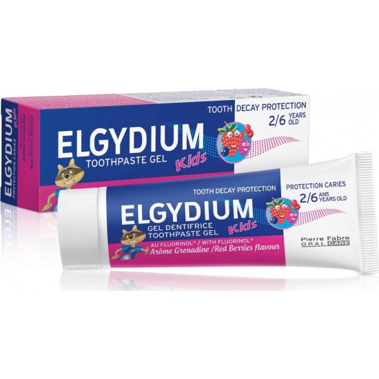 Elgydium Kids Red Berries 1000 ppm Toothpaste Gel 50 ml