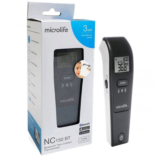 Microlife Baby Digital Forehead Thermometer with Infrared Black