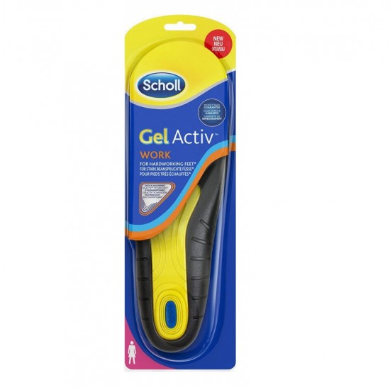 Scholl Gel Activ Work Women's Anatomic Insoles 2pcs