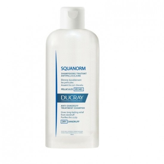 Ducray Squanorm Shampoo Anti-Dandruff for Dry Hair 200ml