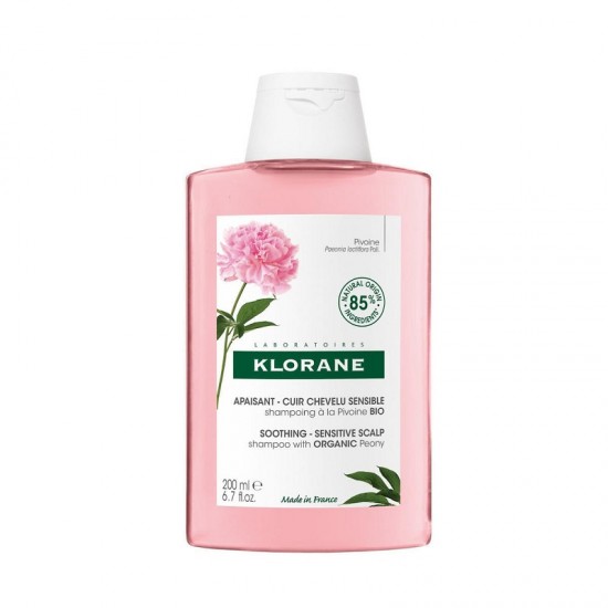 Klorane Peony Shampoo Sensitive-Irritated Scalp 200 ml