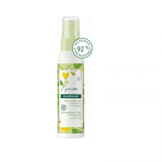 Klorane Kids' Conditioner Junior with Honey for Easy Combing in Spray Form , Ideal for Curls 125ml