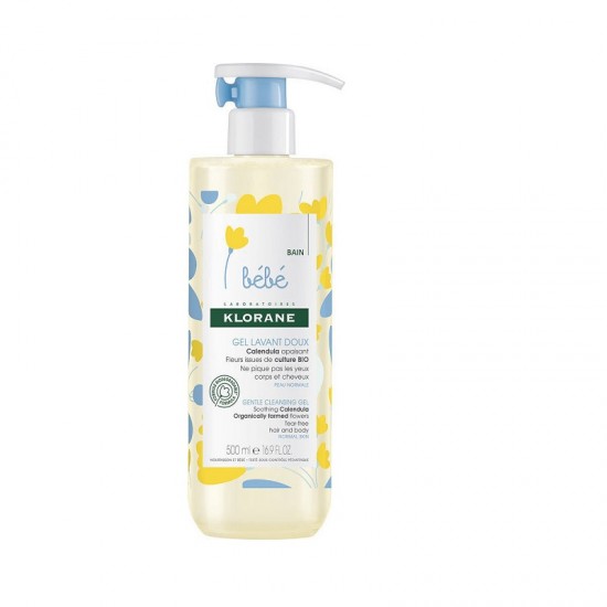 Klorane Gentle Cleansing Gel 500ml with Pump