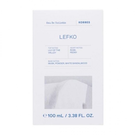 Eau de Toilette for Her Korres, Lefko, 100 ml.