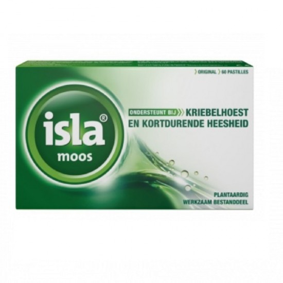 FarmaSyn Isla Moos Lozenges for Hoarseness & Sore Throat with Natural Flavor 30pcs