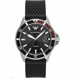 Emporio Armani Diver Men's Watch 43mm Battery with Black Rubber Strap AR11341 Emporio Armani Diver Men's Watch 43mm Battery with Black Rubber Strap AR11341