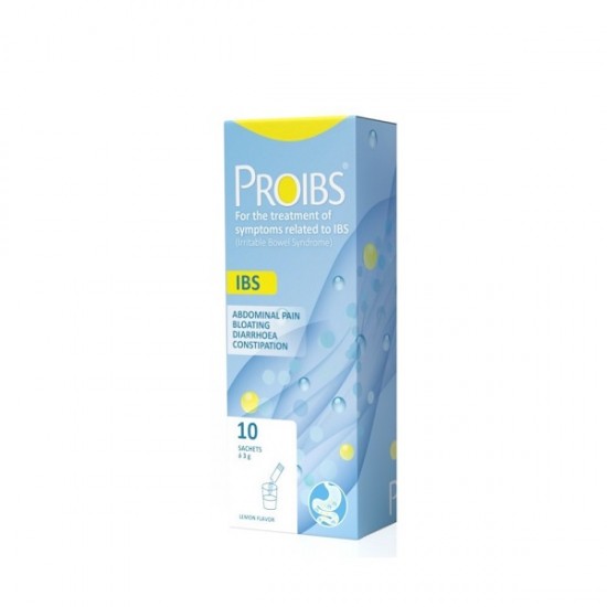 Proibs IBS 250mg Spezielles Nahrungsergänzungsmittel 10 Tütchen Zitrone