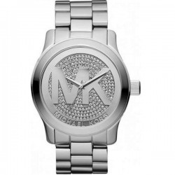 Michael Kors Runway Γυναικείο Ρολόι 45mm Μπαταρίας με Ασημί Μεταλλικό Μπρασελέ MK5544 Michael Kors Runway Γυναικείο Ρολόι 45mm Μπαταρίας με Ασημί Μεταλλικό Μπρασελέ MK5544