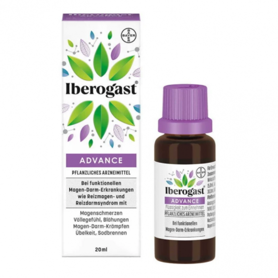 Iberogast N Liquid Drops, Herbal Relief of Occasional Stomach Upsets 20 ml Iberogast N Liquid Drops, Herbal Relief of Occasional Stomach Upsets 20 ml