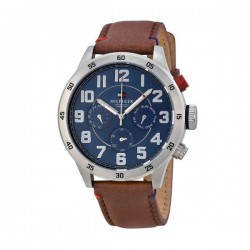 Tommy Hilfiger 1791066,  Trent Men's Watch 46mm Chronograph Battery with Brown Leather Strap 