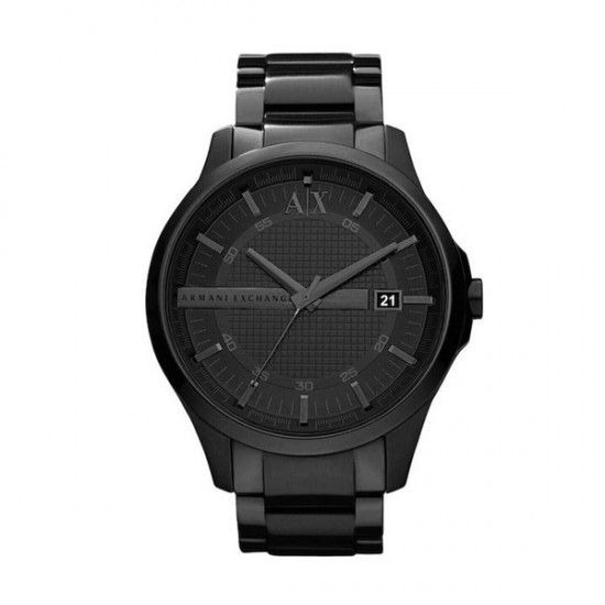 Armani Exchange AX2104, Men's Watch 46mm Battery with Black Metal Bracelet Armani Exchange AX2104, Men's Watch 46mm Battery with Black Metal Bracelet
