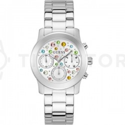 Guess Sport GW0559L1 Quartz Γυναικείο Ρολόι  Ασημί Ανοξείδωτο Ατσάλι 38mm