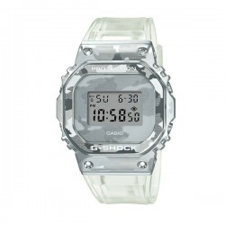 Casio G-Shock GM-5600SCM-1ER,  Limited Edition Digital Men's Watch 43.2mm Chronograph Battery with Rubber Strap Gray/White GM-5600SCM-1ER