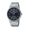 Casio MTP-RS105D-1B,  Men's Watch Battery with Silver Metal Bracelet 
