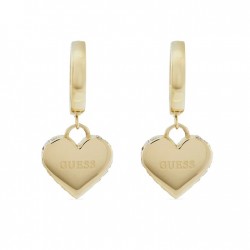 GUESS JUBE02 236JWGT Gold-Tone Heart Drop Earrings for Women GUESS JUBE02 236JWGT Gold-Tone Heart Drop Earrings for Women