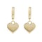 GUESS JUBE02 236JWGT Gold-Tone Heart Drop Earrings for Women