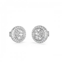 Guess JUBE04164JWRHT/U , Crush Earrings made of Steel with Stones Guess JUBE04164JWRHT/U , Crush Earrings made of Steel with Stones